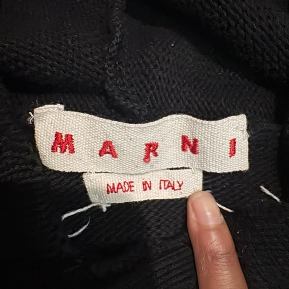 Marni Other - Marni Black Textured Hoodie
